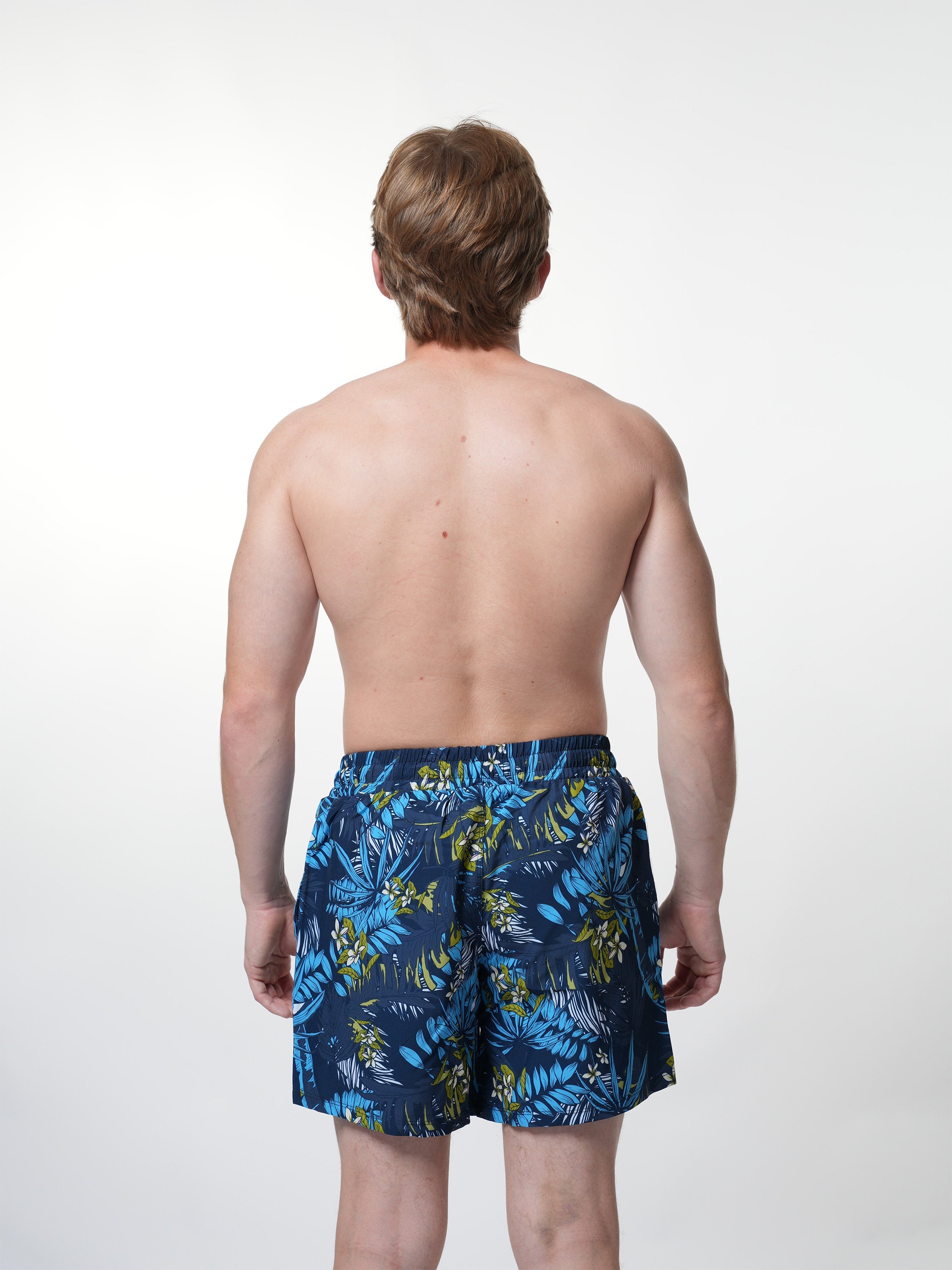 Beach Short Blue Floral