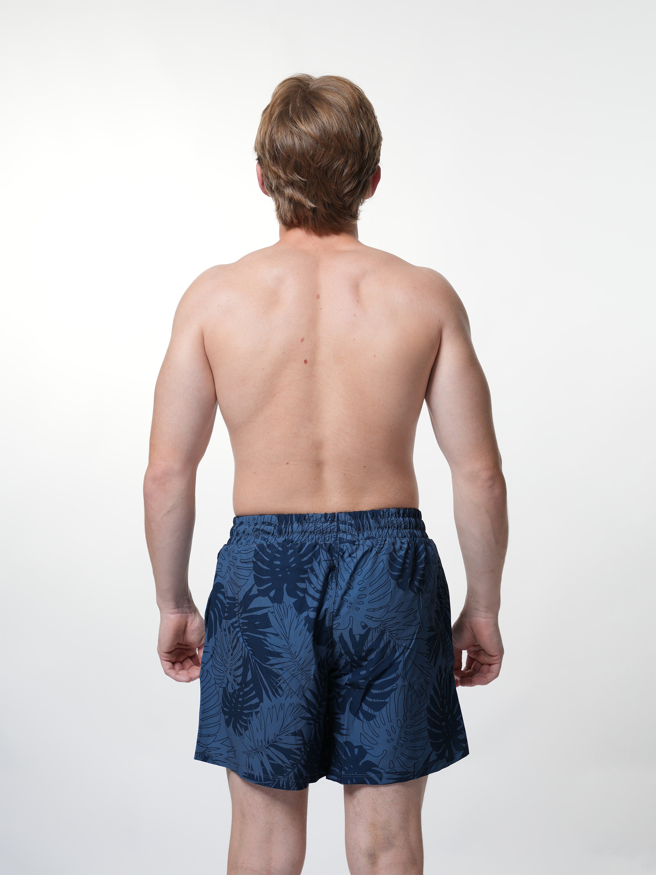 Beach Short Grey Floral